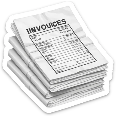 facturas sin pagar sticker