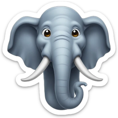 elephant god laughing out loud smily sticker