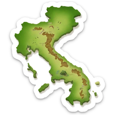 map of vietnam sticker