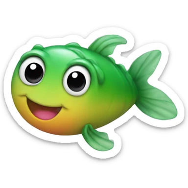 Gay pride tadpole sticker