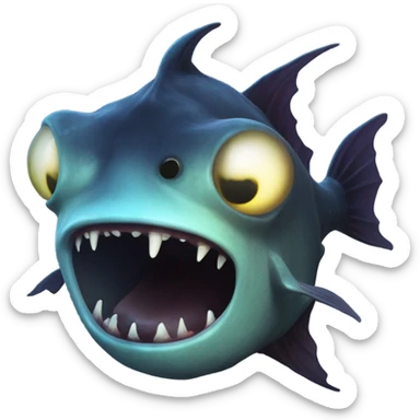 Anglerfish sticker