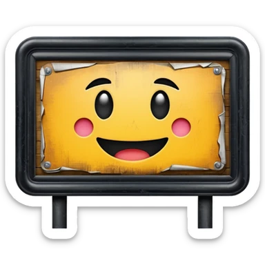 free ad, billboard with free banner sticker