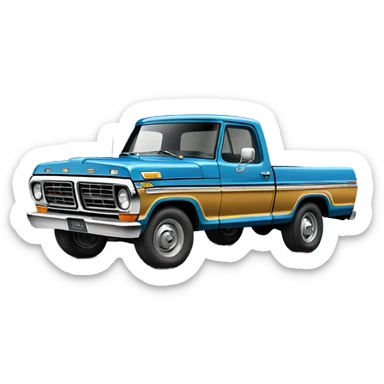 1972 ford f100 sticker
