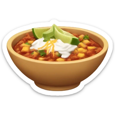Mexican bowl of menudo sticker