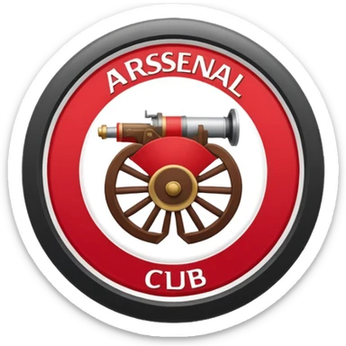 arsenal footbal club logo emoji sticker