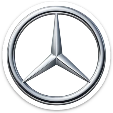 Логотип mercedes-benz sticker