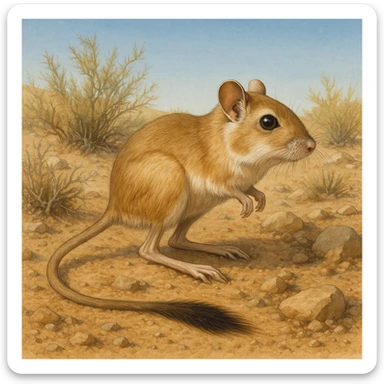 Kangaroo rat sticker