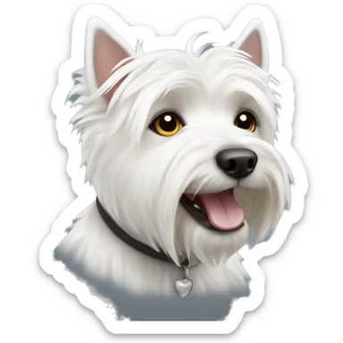 west highland terriers sticker