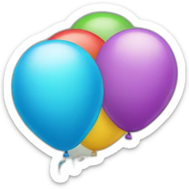 Balloons sticker