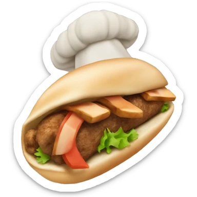 Döner kebab sticker