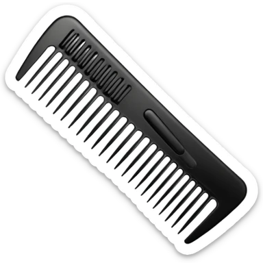 hairdressing comb sticker