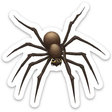 huminoid spider with 2 sets of arms sticker