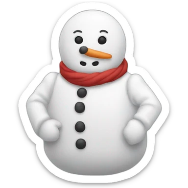 Bonhomme de neige sticker