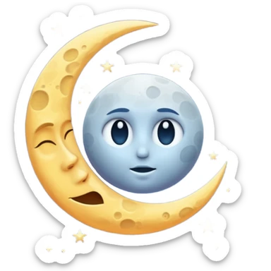 moon turning wrong color from failed spell sticker