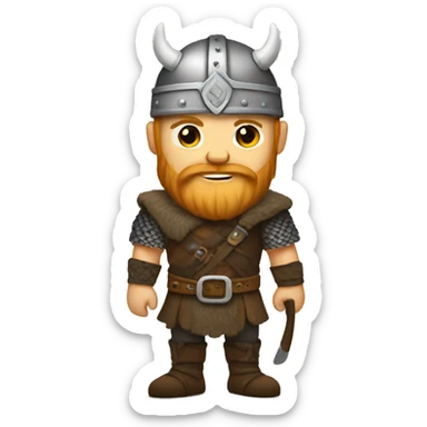 Modern Fashionable Viking sticker