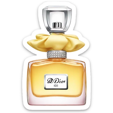 Miss dior perfume sticker