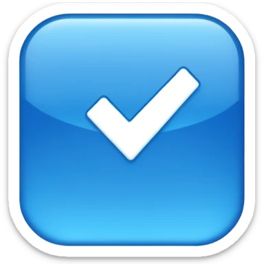 Instagram mavi tiki sticker