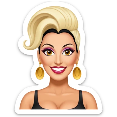 Michelle visage dragrace emoji sticker