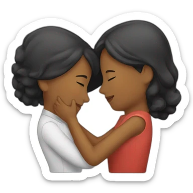 Abrazo de mujeres sticker