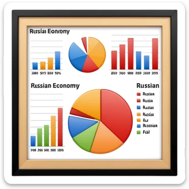 Russian economy sticker