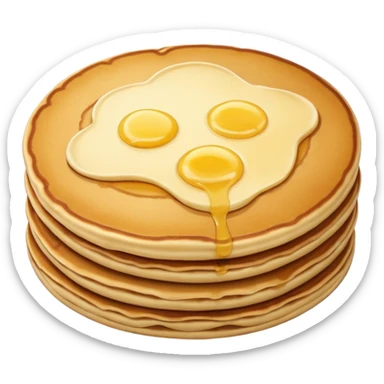 breakfast pancake (no dripping) sticker