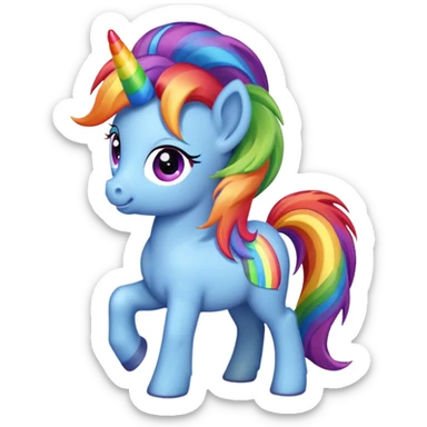 a little pony emoji sticker