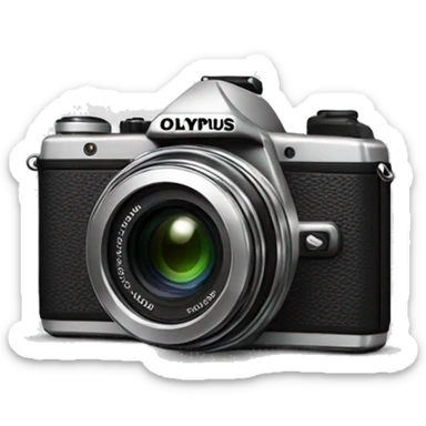 olympus old digital camera  sticker