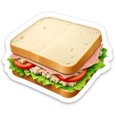 tuna salad sandwich  sticker