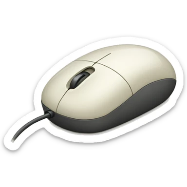 vintage computer mouse sticker