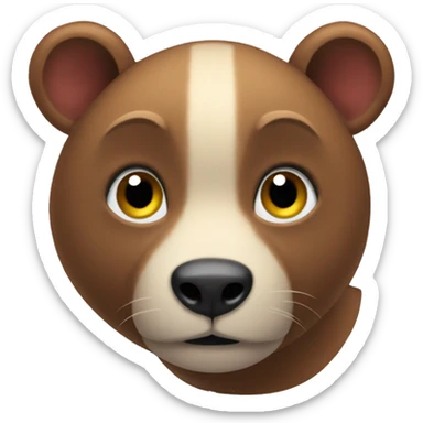Oso tierno sticker