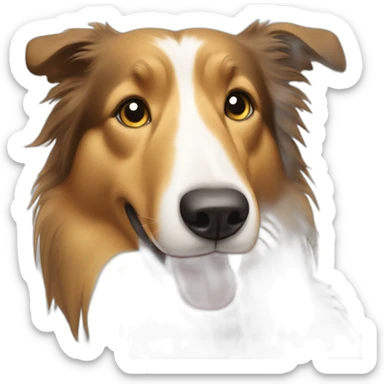 collie lassie sticker