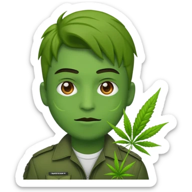 iphone emoji style WINGMAN FROM VALORANT WITH weed sticker