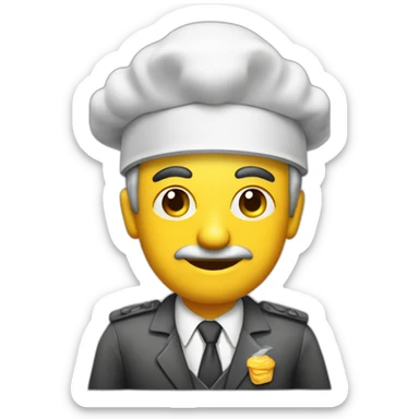 gritos com o chefe da empresa sticker
