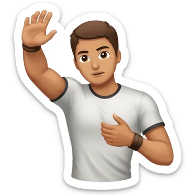 Throwing a chancla sticker