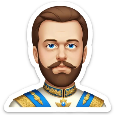 Tzar Alexander III Russia  sticker