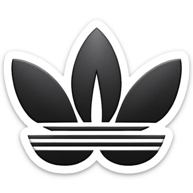Adidas logo sticker