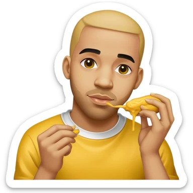 Lamar squeezed mustered on drake sticker