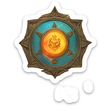 magical elemental book sticker