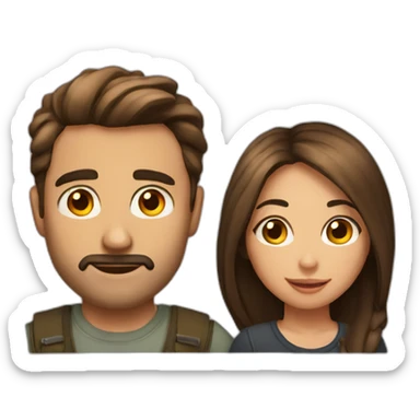 Husband and ex girlfriend sticker