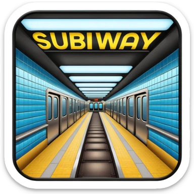 subway station sticker