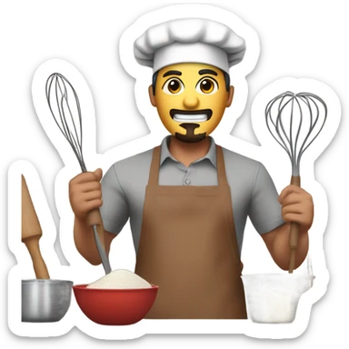 Iron-Man Baking sticker