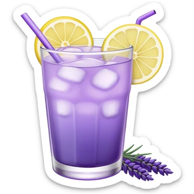 Lavender lemonade sticker