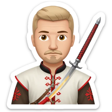 Ukrainian Cossack sticker