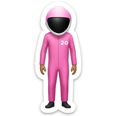 Squid game player 230 inspired emoji sticker