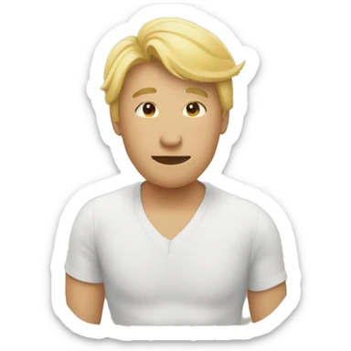 un emoji qui rigole rit et pleure en même temps sticker