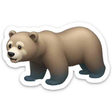 Oso de agua sticker