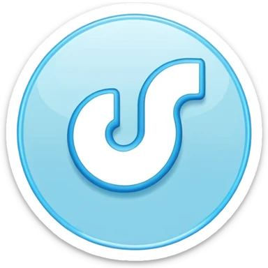 blue verification checkmark, TikTok inspired, slight glow highlight, clean modern sticker