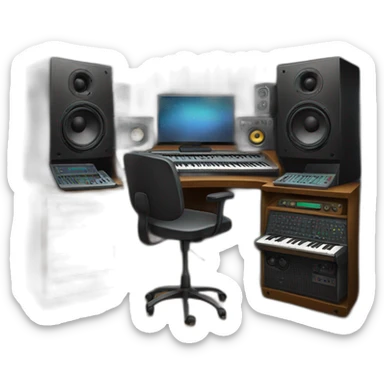 recording studio sticker