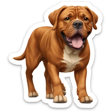 Running Dogue de Bordeaux  sticker