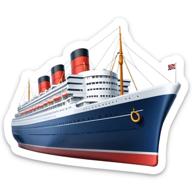 Queen Mary SHIP sticker
